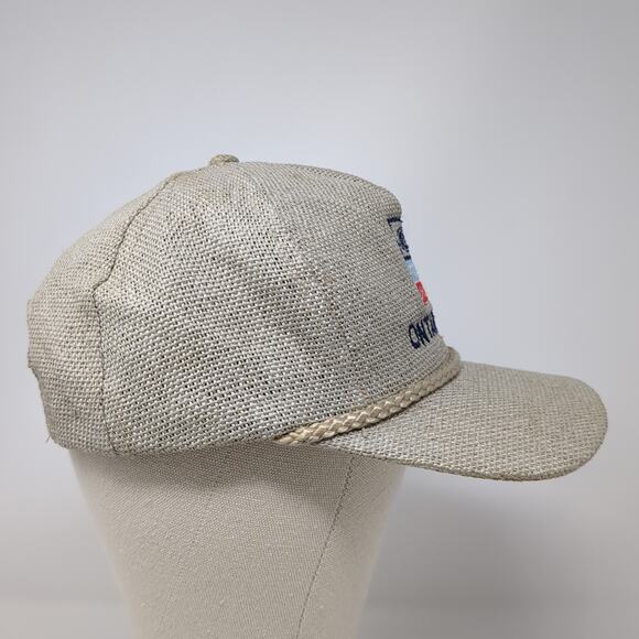 Ford New Holland Ontario OR Snapback Rope Hat Beige One Size Sportcap - Picture 5 of 9